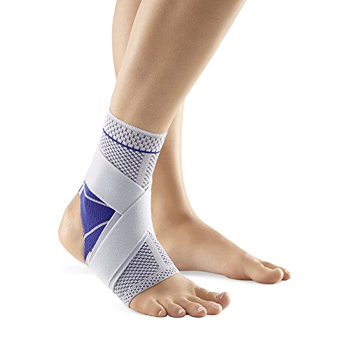 Bauerfeind Vendaje de tobillo, MalleoTrain S,open heel,titán,derecho, talla 2