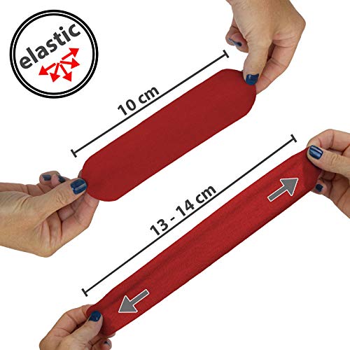 BB Sport 1 Rollo Cinta Kinesiología Tape 5 m x 5 cm Cinta Muscular E- Book Ejemplos Aplicación, Color:rojo