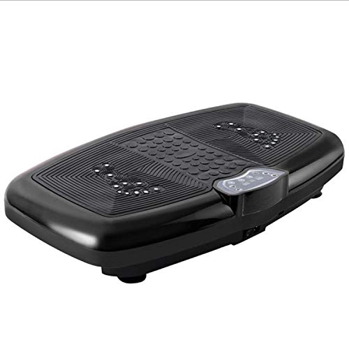 B/H Plataforma Vibratoria 3D para,Máquina Inteligente de rechazo de Grasa de Terapia magnética, máquina de Modelado de Cuerpo de vibración Ultrafina-Negro,Plataforma Vibratoria Ultra Slim