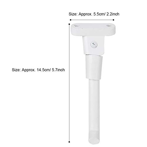 Bisagras del gabinete Soporte de aluminio blanco de la aleación Plantilla ortopédica de pata de cabra lateral for M365 Scooter eléctrico Para gabinetes de cocina.