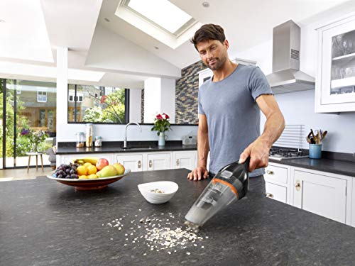 BLACK+DECKER NCV115JL-QW - Aspirador de mano sin cable 3.6 V (1.5Ah), 325 ml