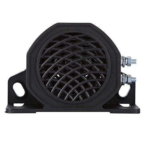 Bocina de marcha atrás para automóvil - Alerta de advertencia de zumbador universal Bocina alarmante Bocina de caracol de camión de automóvil ruidoso 105 DB 12-80V