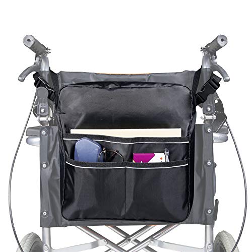 Bolsa para silla de ruedas, mochila bolsa de almacenamiento para silla de ruedas, accesorio para llevar artículos sueltos y accesorios, mochila de viaje para hombres, mujeres, minusválidos, ancianos