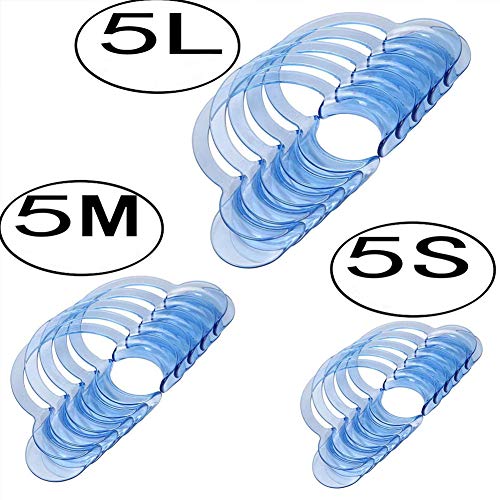 Bongles 15 Herramientas Piezas Abridor De Odontología Dental Cheek Retractor De Varios Tamaños Dental Abrebocas para Adultos Y Niños (5 Grande 5 Medio 5 Pequeño)