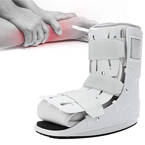 Bota para caminar con fractura fija, bota neumática para caminar de espuma, duradera para fracturas de tobillo, esguince de tobillo en el hogar al aire libre(S 32-38)