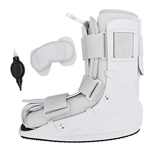 Bota para caminar con fractura fija, bota neumática para caminar de espuma, duradera para fracturas de tobillo, esguince de tobillo en el hogar al aire libre(S 32-38)