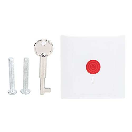 Botón de alarma de pánico de emergencia con cable, interruptor de propiedad de acceso inteligente a la puerta con llave de 250 V, para hospitales, hogares de ancianos, centros comerciales, parques
