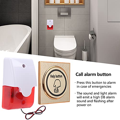 Botón De Llamada De Cable Del Buscapersonas Para El Cuidador, Botón De Ayuda Del Sistema De Alerta De Enfermería, Botón De Llamada Inteligente Con Sonido Y Luz, Para Hospitales/Ancianos /