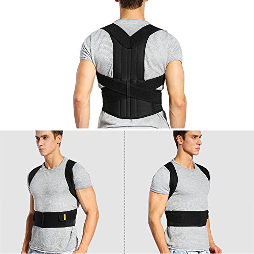 Brrnoo Corrector de Postura Corrector de Postura de Espalda Mejorado, alisadores de Espalda para Hombres y Mujeres Soporte para Mejorar la Postura Tirantes para aliviar el Dolor de Espalda