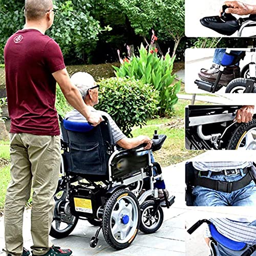 BSJZ Sillas de Ruedas Diseño Desmontable Plegable Ligero Scooter para Personas Mayores discapacitadas