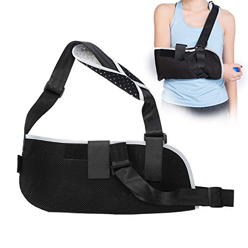Cabestrillo transpirable, inmovilizador de hombros y brazos, apoyo para brazo y muñeca, inmovilizador ajustable para roturas, luxaciones, esguinces, distensiones y fracturas