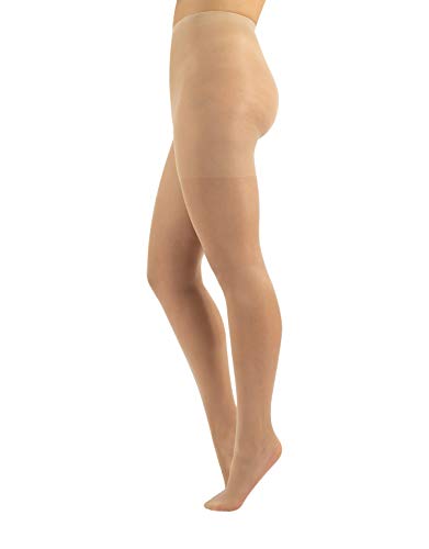 CALZITALY Medias Tallas Grandes Transparentes | Panty De Mujer | Curvy | 20 DEN | XL, 2XL, 3XL, 4XL | Negro, Natural | Calcetería Italiana | (4XL, Natural)