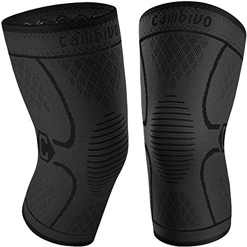 CAMBIVO 2 x Rodilleras Menisco y Ligamento, Rodilleras Hombre y Mujer Antideslizante, Rodilleras Deportivas Compresion para Gym, Voleibol, Running, Bicicletas, Futbol, Baloncesto