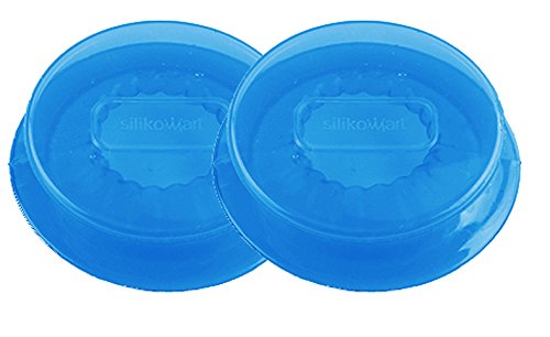CAPFLEX M, Set de 2 Tapas de Silicona, Color Azul traslúcido