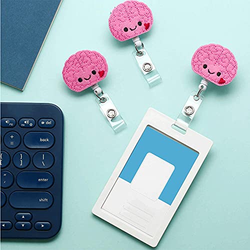 Carretes de Insignia, 3 Piezas Carretes de Insignia Retráctil, Insignia de Identificación Clip, Las Enfermeras Adultas, Los Médicos, Los Profesores y Los Estudiantes Pueden Utilizar