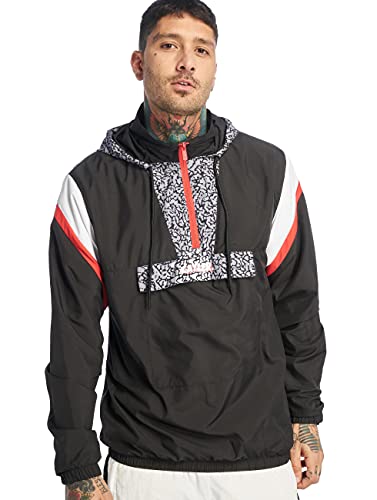 Cayler & Sons C&s WL Jay Statement Half Zip Windbreaker Cortavientos, Negro, XS para Hombre