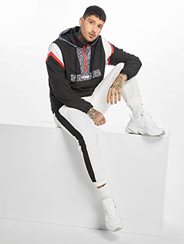 Cayler & Sons C&s WL Jay Statement Half Zip Windbreaker Cortavientos, Negro, XS para Hombre