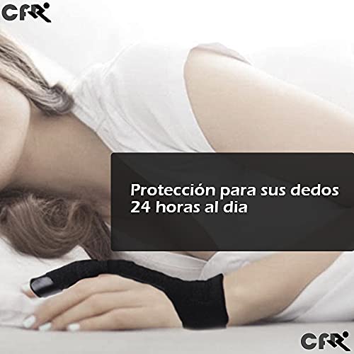 CFR Férula Larga para Dedos, Banda Mágica Ajustable, Protección para los Dedos, Estabilizador para los Dedos, para la Vida Diaria