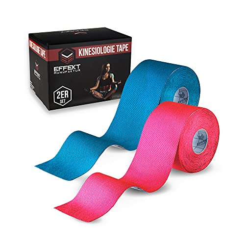 Cinta kinesiológica original con instrucciones (idioma español no garantizado) para deportes y medicina