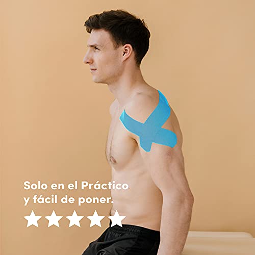 Cinta kinesiológica original con instrucciones (idioma español no garantizado) para deportes y medicina