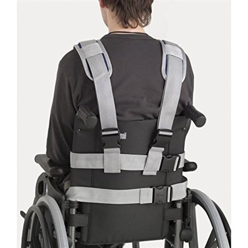 Cinturón completo para silla ruedas, tronco-pelvis, 56 cm longitud x 16,5 ancho central, talla 1