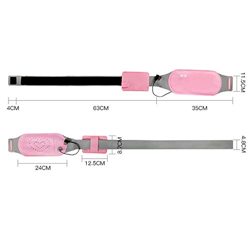 CinturóN De Calor Cintura Calefactable,CinturóN Uterino CáLido De Carga USB, Almohadilla TéRmica EléCtrica para Calambres Menstruales En La Zona Lumbar, Cadera De Grafeno Ajustable,Pink