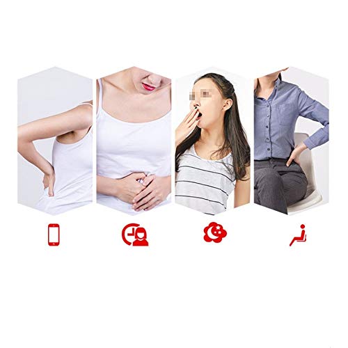 Cinturón de útero cálido Cinturón de Alivio del Dolor calefacción cinturón de Cintura Baja de la Espalda Lumbar Calor con 3-Nivel Modos de Calentamiento (Brown) para Mujeres