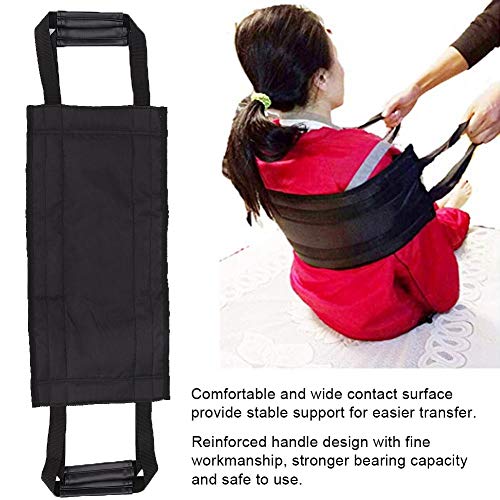 Cinturón elevador de enfermería para sillas de ruedas con manijas dobles, soporte portátil Cinturón de asistencia para pacientes ancianos Protección de la cintura Transferencia de cama Cinturón móvil