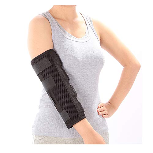 Codera para inmovilizar fracturas, protector para túnel cubital, nervio cubital, lesiones, órtesis de codo para estabilización durante la noche