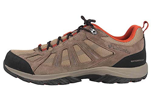 Columbia Redmond III Waterproof, Zapatillas para Caminar Hombre, Siena Oscuro, 42 EU