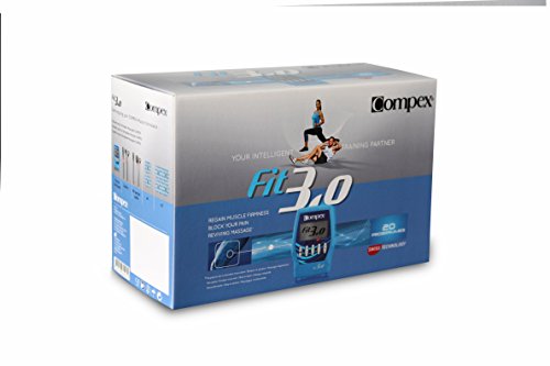 Compex Fit 3.0 Electroestimulador, Unisex, Azul