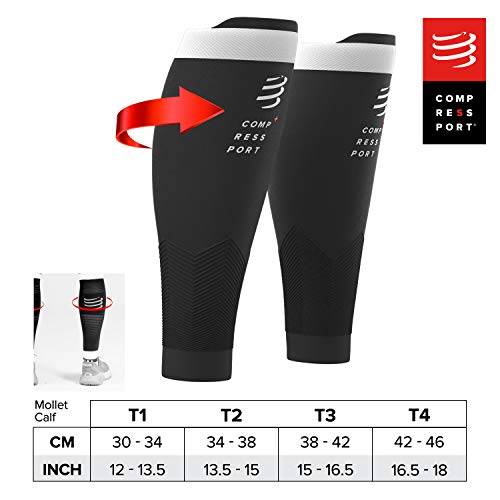 COMPRESSPORT R2V2 Manga de compresión, Unisex Adulto, Blanco, T4