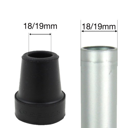 Coopers - 4 Piezas Conteras De Goma - Calidad Superior - 19mm - Para Bastones