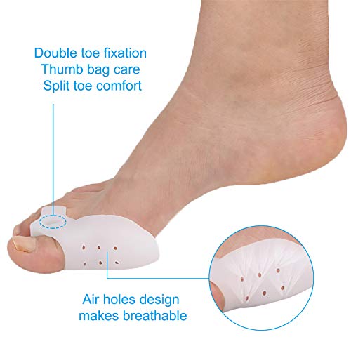 Corrector de Juanetes Separador de Dedos de Gel Corregir Hallux Valgus Alivio Dolor Del Pie para Hombres y Mujeres 9 Piezas