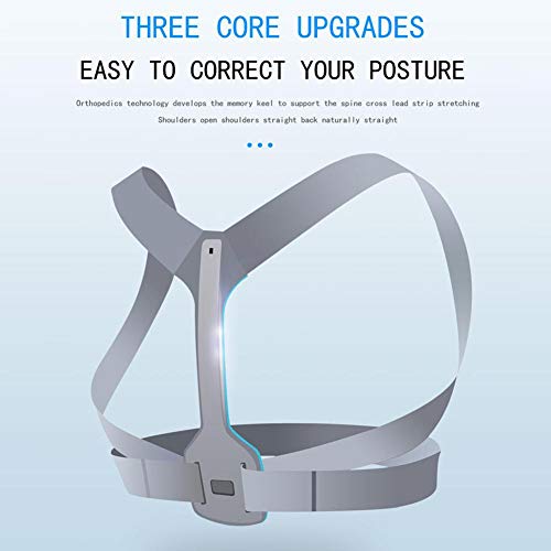 Corrector de postura para niños ajustable, soporte postura, corrector de espalda, ortopédico, corrector de postura transpirable, soporte postural de hombros y busto con soporte profesional (M)