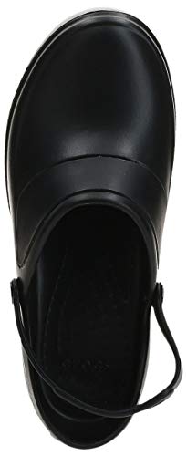 Crocs Mercy Work Mujer Zuecos, Negro (Black), 38/39 EU