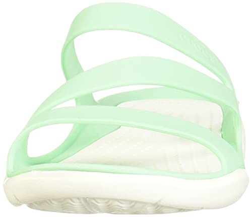 Crocs Swiftwater Sandal Mujer Sandal, Verde (Pistachio), 37/38 EU