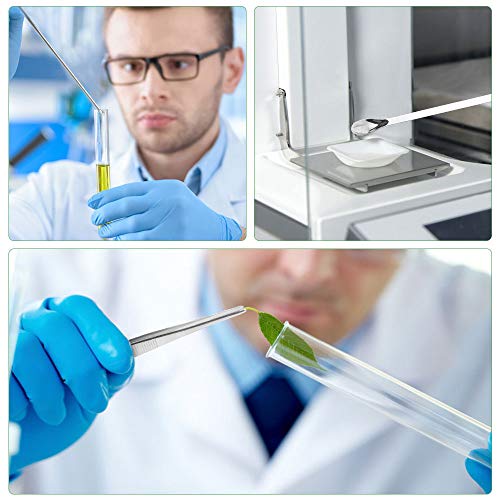 Cuchara de Laboratorio 18pcs Doble Cabezas Cuchara de Medicina de Acero Inoxidable Espátula de Laboratorio Micro Cuchara de Muestreo para Polvos, Gel