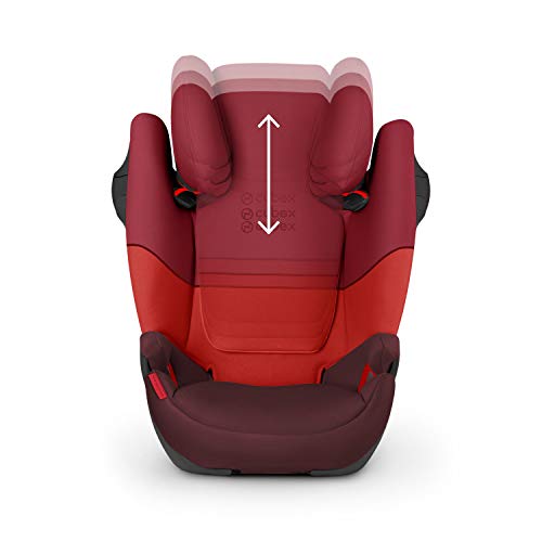 Cybex Silver Solution M-fix 519001115 Silla de Coche, Grupo 2/3, para Niños, para Coches con y sin Isofix, Colección Color 2021, Negro (Pure Black)