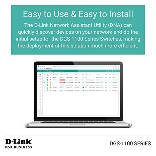 D-Link DGS-1100-26MPV2, Switch Smart 26 Puertos Gigabit, Combo, PoE, Power Over Ethernet, Gestión Web, Layer 2, VLAN, sin Ventilador, IGMP Snooping, VoIP VLAN, QoS, Seguridad Red, Montaje Rack