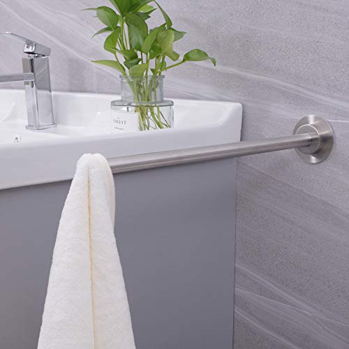 Dailyart Toallero Baño Autoadhesivo 40cm Toallero Barra Baño de Pared Acero Inoxidable Cepillado Toallero de baño sin Taladro Montar en la Pared Barra de Toalla para cocina y baño
