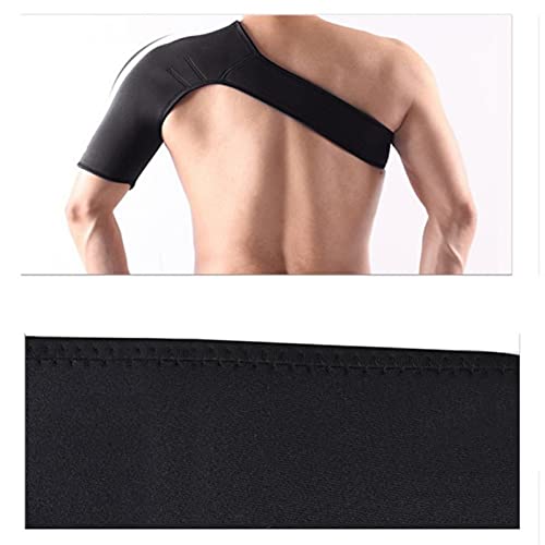 DGDH Soporte de Hombro, Soporte de Hombro de Costura sin Fisuras Transpirable Deportes Protector Individual Correa Correa Correa de espesiones de Dolor (Size : Right)