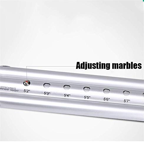 DGHJK Muletas, Muletas de Aluminio para Las Axilas para Adultos/Bastón para Caminar Ajustable de un Solo Brazo Ligero Axilla Codo antebrazo