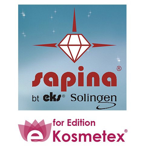 Diamante Pinzas Kosmetex sapina Diamond, con diamante revestimiento de la superficie de agarre