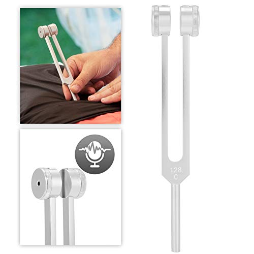 Diapasón, diapasón de vibración de 128 Hz, club de salud médico de aleación de aluminio duradero para la salud