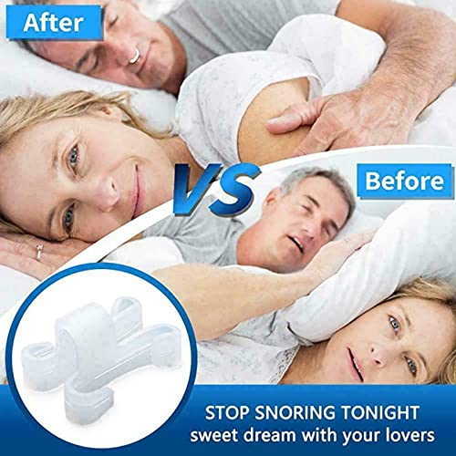 Dilatador Nasal Deportivo Deporte Anatomico - Dilatador Clip, Ferula Antironquidos Mejorar Respiración Nasal Dormir Silicona, Best Breathe Dilatador Nasal Silicona Blanda Pequeño Eficaz
