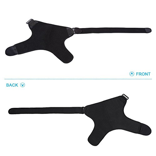 Doact Apoyo de Hombro de Neopreno - Protector para Hombro Seguridad, AC Conjunto Dislocado Prevención y Protector, se Adapta a la Izquierda o el Hombro Derecho, Unisex