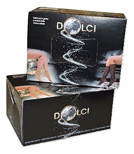 Dolci srl Media pantalon desechable para prueba de calzado - 320 piezas (Beige)