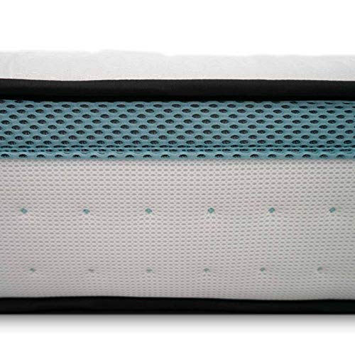 Duérmete Online Colchón Viscoelástico Bio MAX con Viscogel | Firme y Confortable | Anti-ácaros e Hipoalergénico, 135 x 190