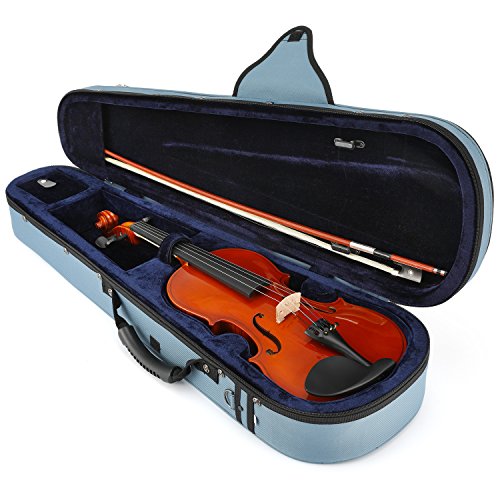 Eastar 4/4 Violín para Principiantes Violines Set Niños Adultos Violín Kit con Arco, Resina, Sintonizador de Clip y Cuerdas Extra (EVA-1)